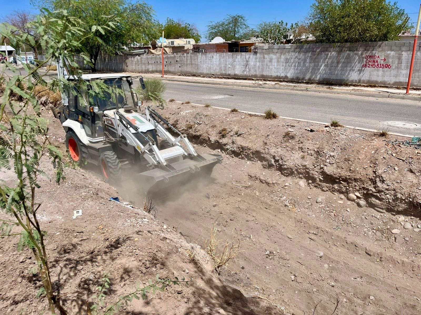 Presenta Servicios Públicos Municipales 90 por ciento de avance en limpieza de canales y arroyos
