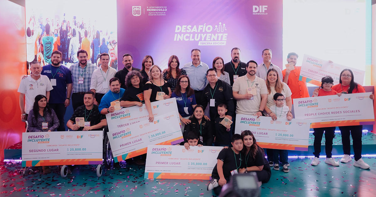 Impulsa Toño Astiazarán talento de hermosillenses en la gran final de Desafío Incluyente
