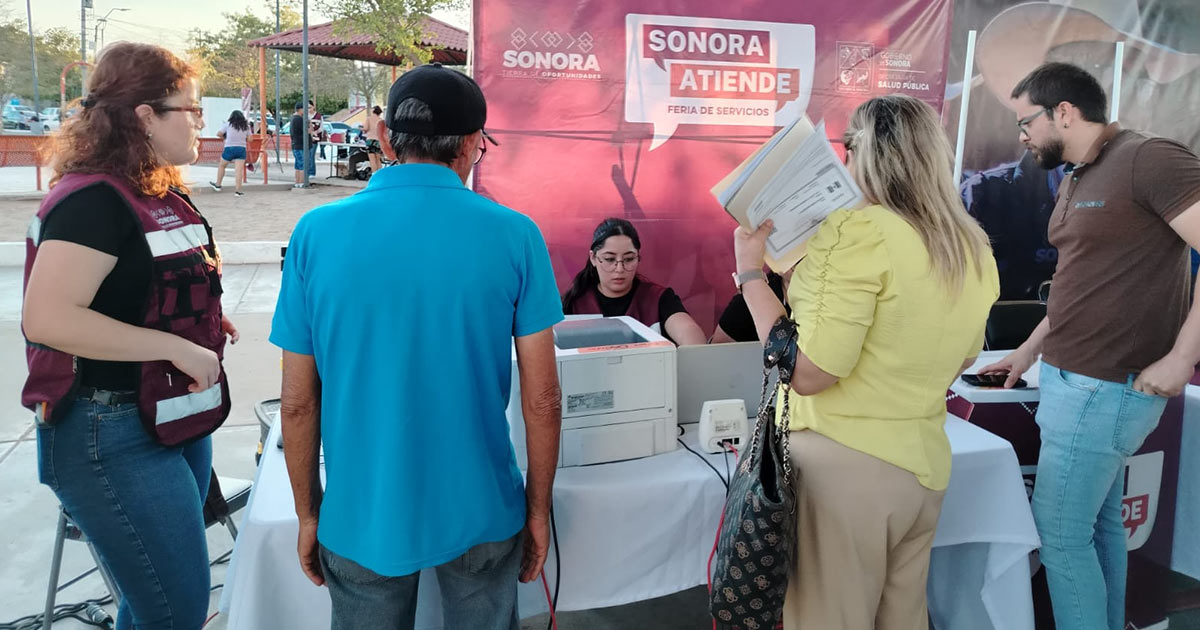 “Sonora Atiende” cumple con alta demanda de expedición de actas: Registro Civil