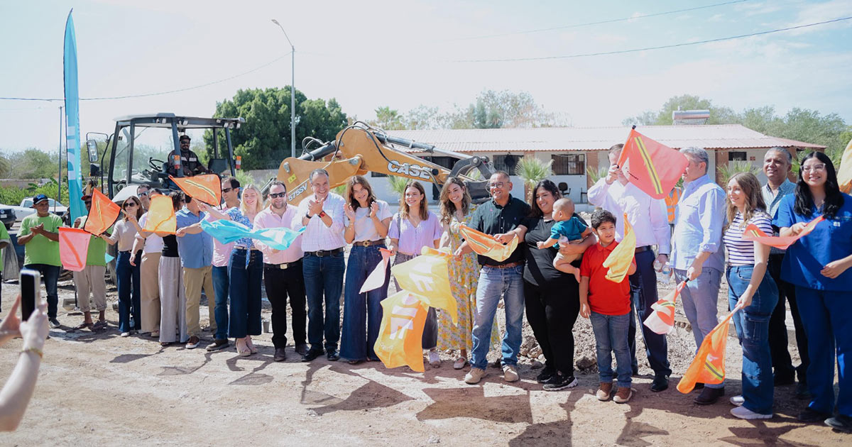 Dan Toño Astiazarán y Patty Ruibal banderazo de arranque a la rehabilitación en Casa Galilea