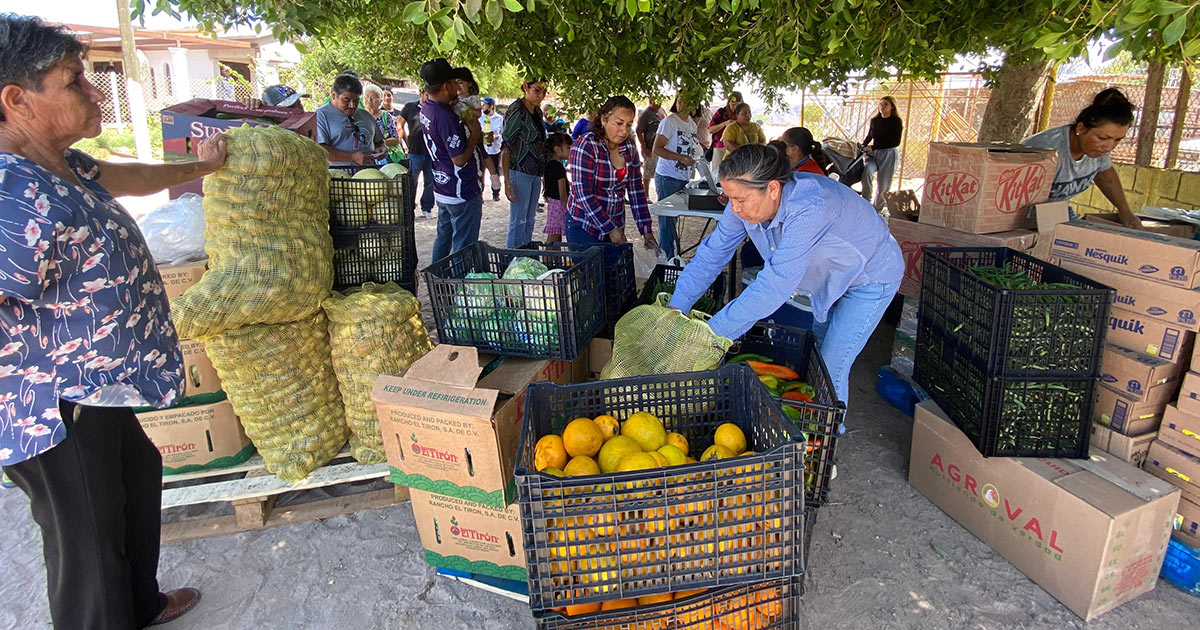 Lleva el Banco de Alimentos de Hermosillo alimento y esperanza a más municipios