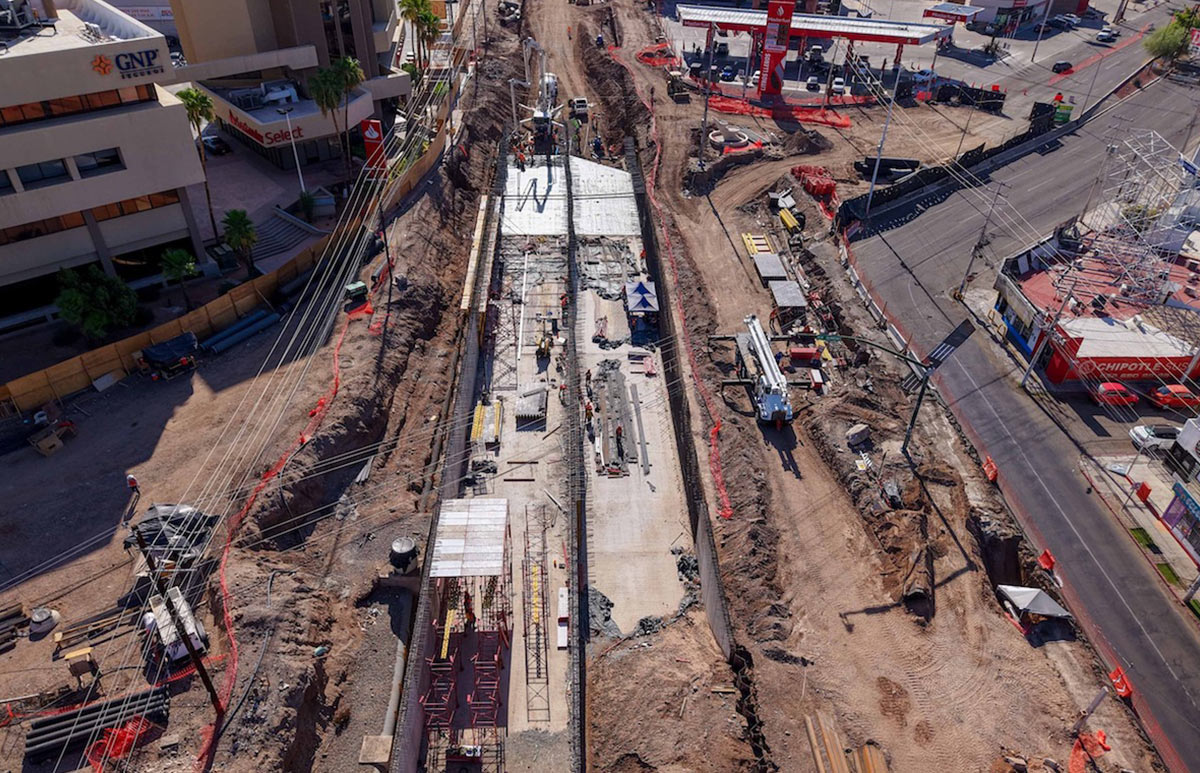 Destaca Toño Astiazarán calidad y seguridad en obra de paso desnivel de Colosio y Solidaridad Destaca Toño Astiazarán calidad y seguridad en obra de paso desnivel de Colosio y Solidaridad