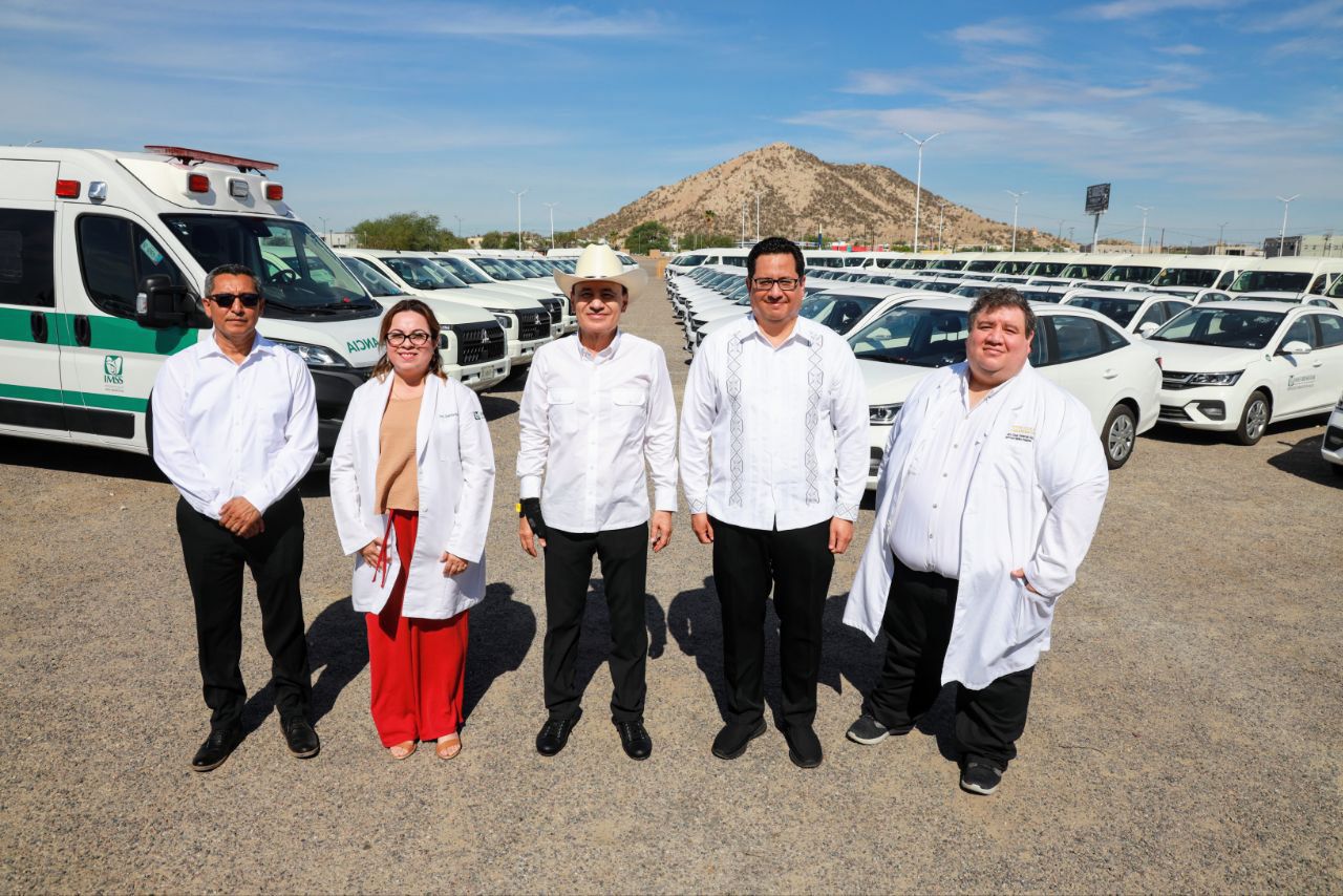 Gobernador Durazo fortalece atención médica en todo el estado con entrega de 231 vehículos y ambulancias de IMSS-Bienestar Gobernador Durazo fortalece atención médica en todo el estado con entrega de 231 vehículos y ambulancias de IMSS-Bienestar
