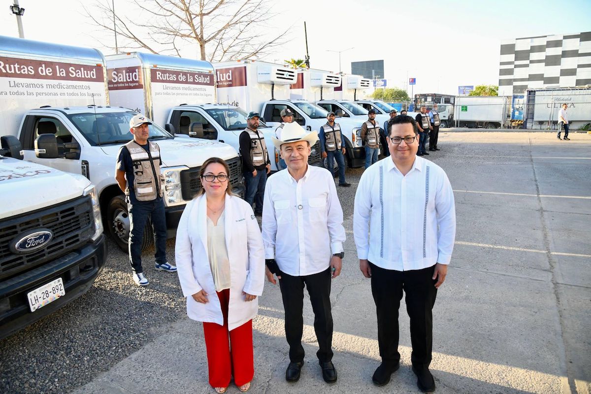 Gobernador Durazo y Presidenta Sheinbaum garantizan abasto de medicamentos con arranque del programa “Rutas de la Salud”