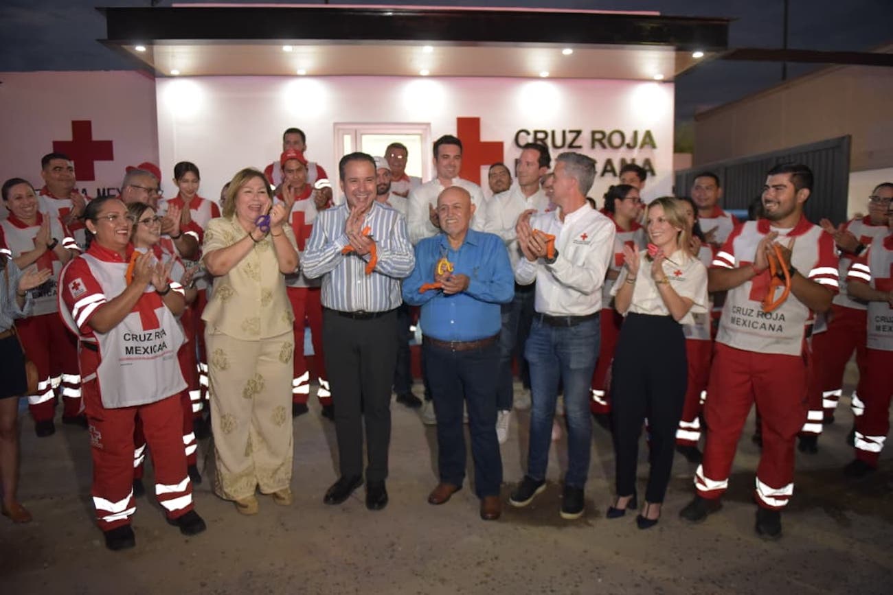 Entrega Toño Astiazarán rehabilitación de Cruz Roja base Sur con presupuesto CRECES Entrega Toño Astiazarán rehabilitación de Cruz Roja base Sur con presupuesto CRECES