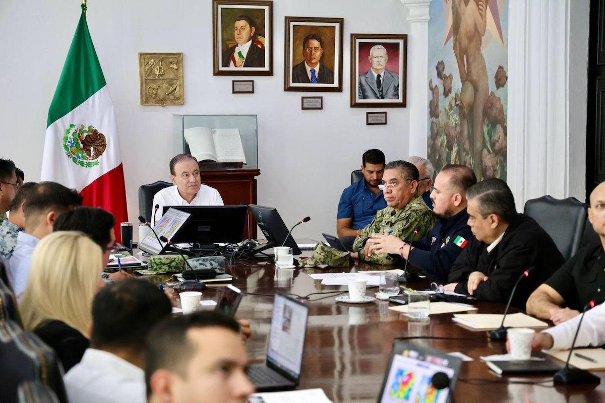 Despliega gobernador Durazo más de 6 mil elementos ante posible impacto de “Raymond” en Sonora