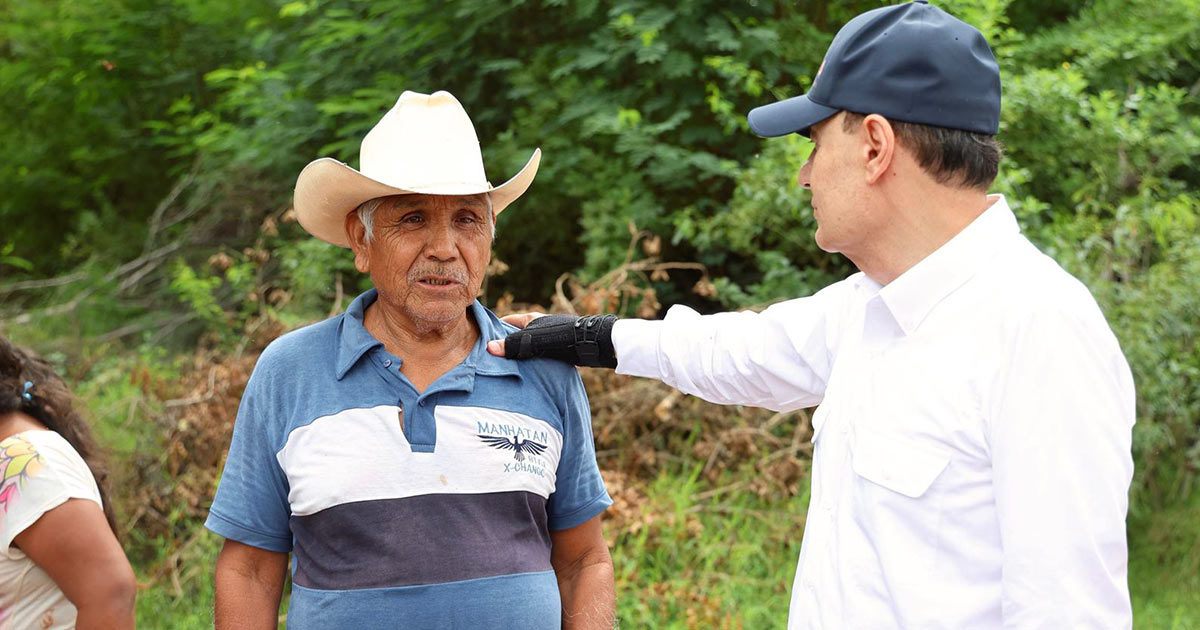Supervisa gobernador Durazo comunidades afectadas por la tormenta Raymond y garantiza apoyos