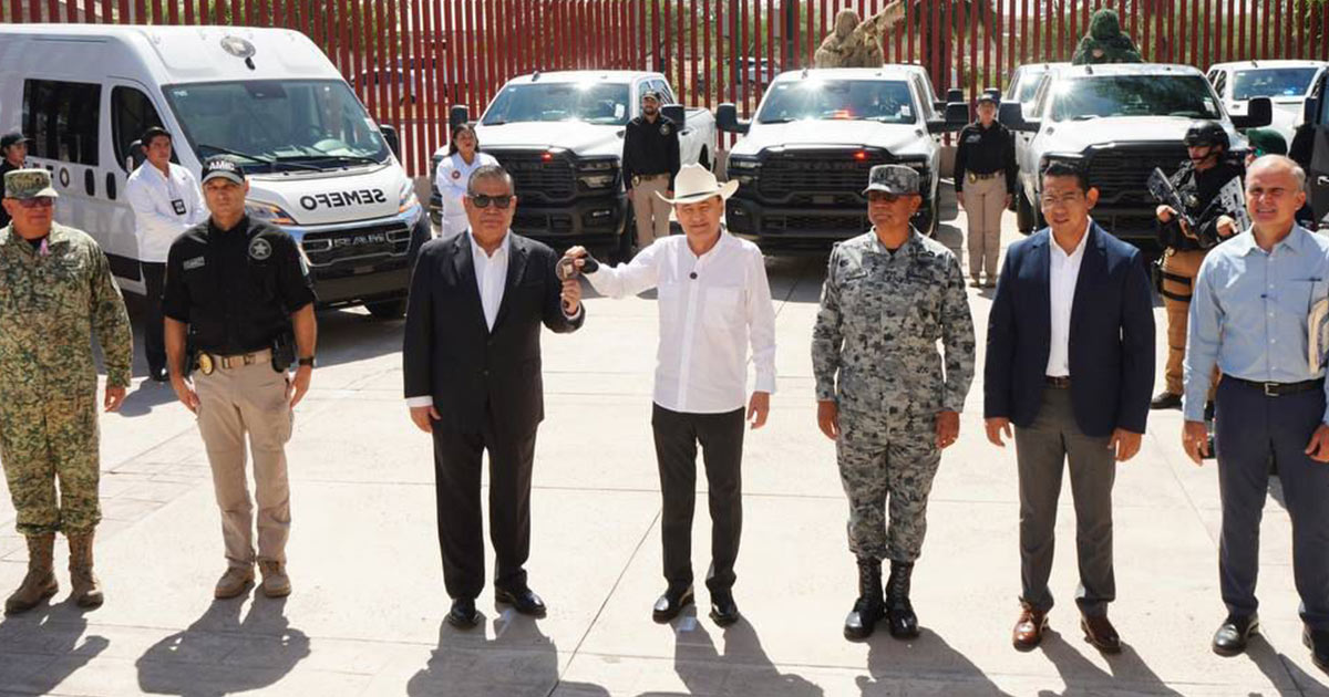 Seguridad en Sonora 2025: Alfonso Durazo entrega equipo y destaca reducción de homicidios