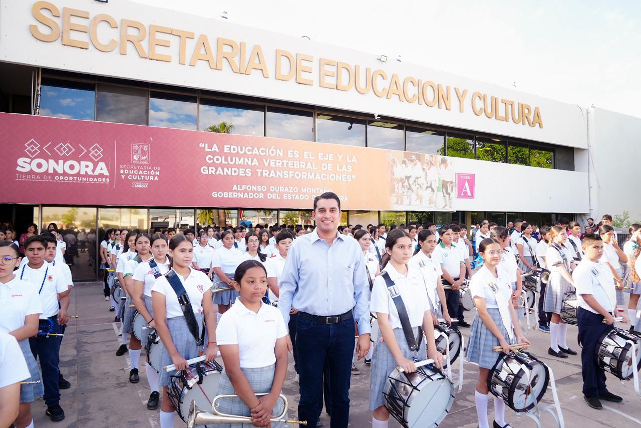 Impulsa Gobierno de Sonora la creación de la primera Banda de Guerra Monumental: SEC