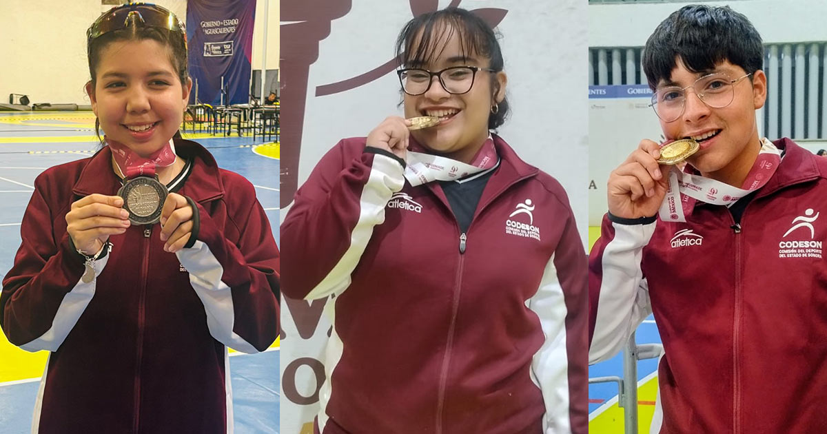 Atletas de Cobach Sonora ganan cinco medallas de oro y una de plata en Juegos Paranacionales Conade 2025