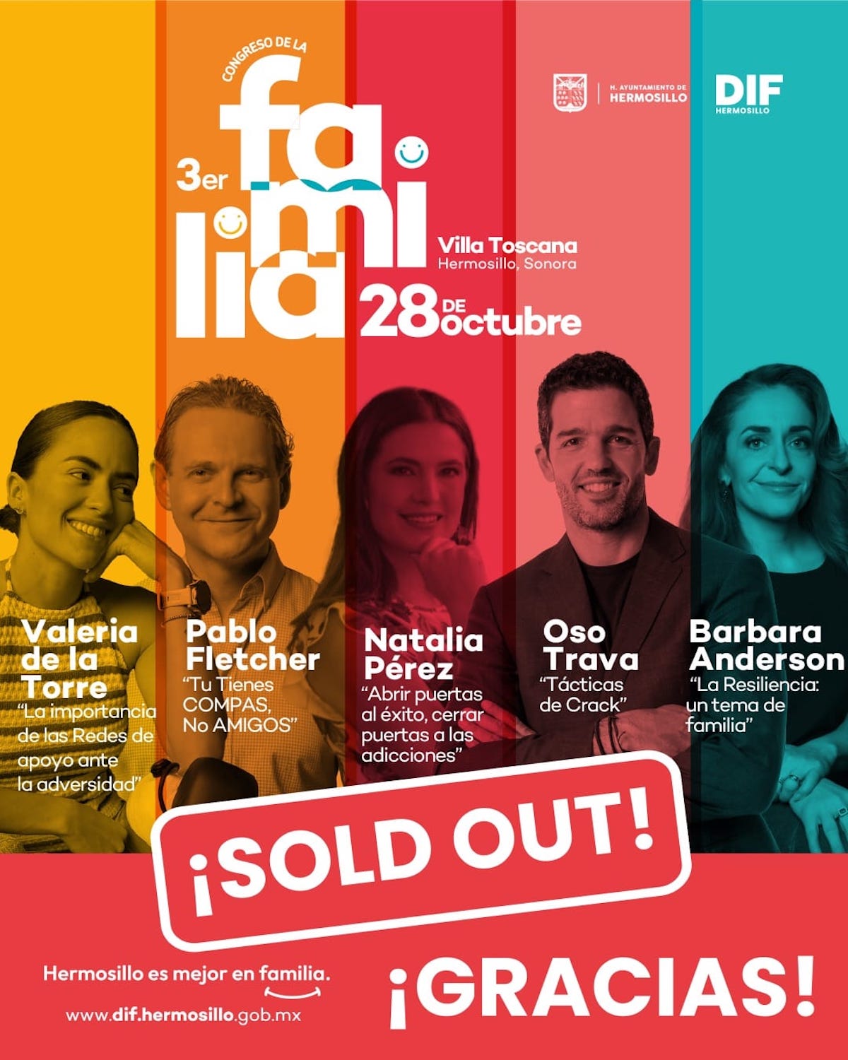 Todo listo para el Tercer Congreso de la Familia de DIF Hermosillo