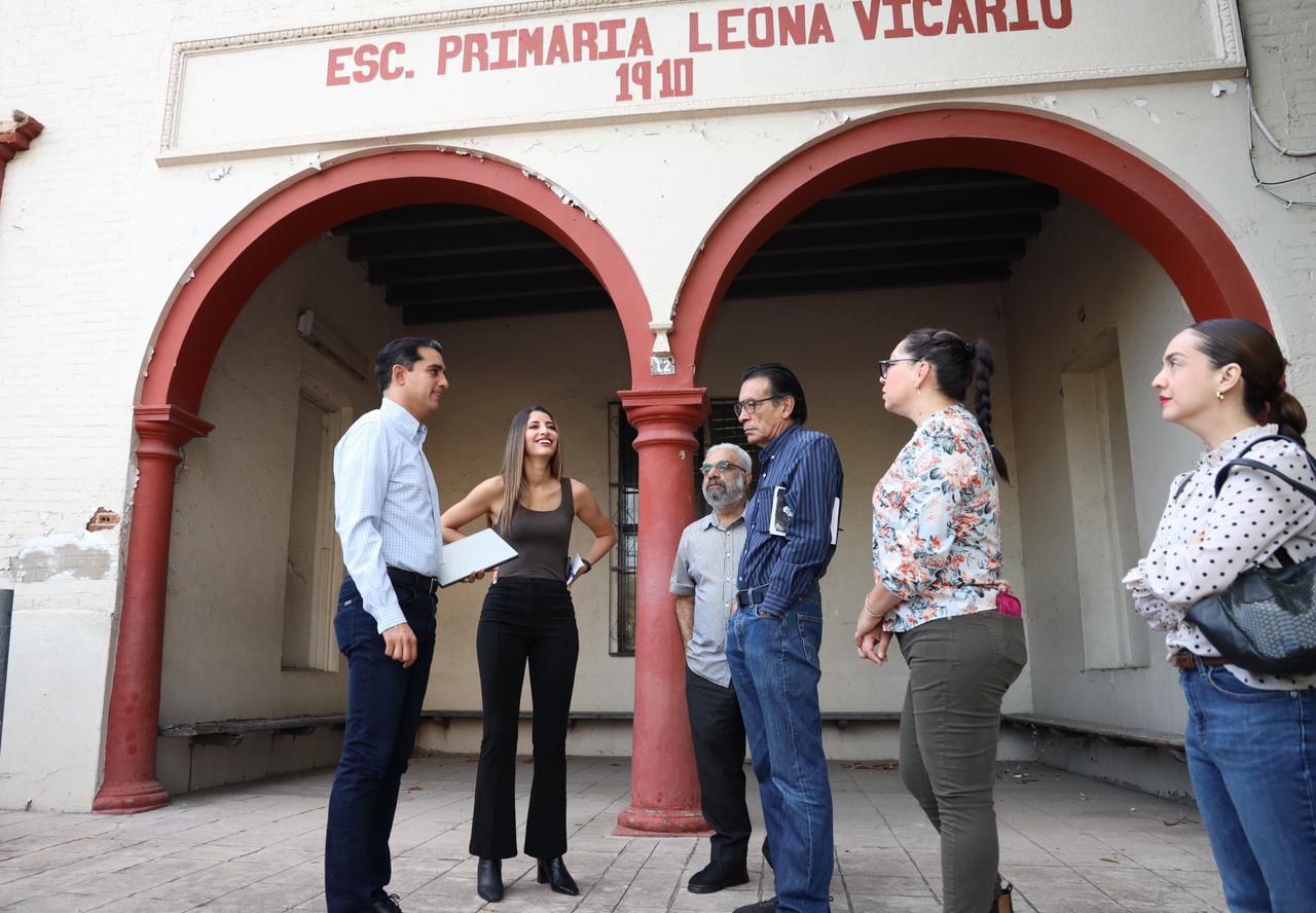 Durazo impulsa rescate patrimonial con rehabilitación de la Escuela Leona Vicario en Hermosillo