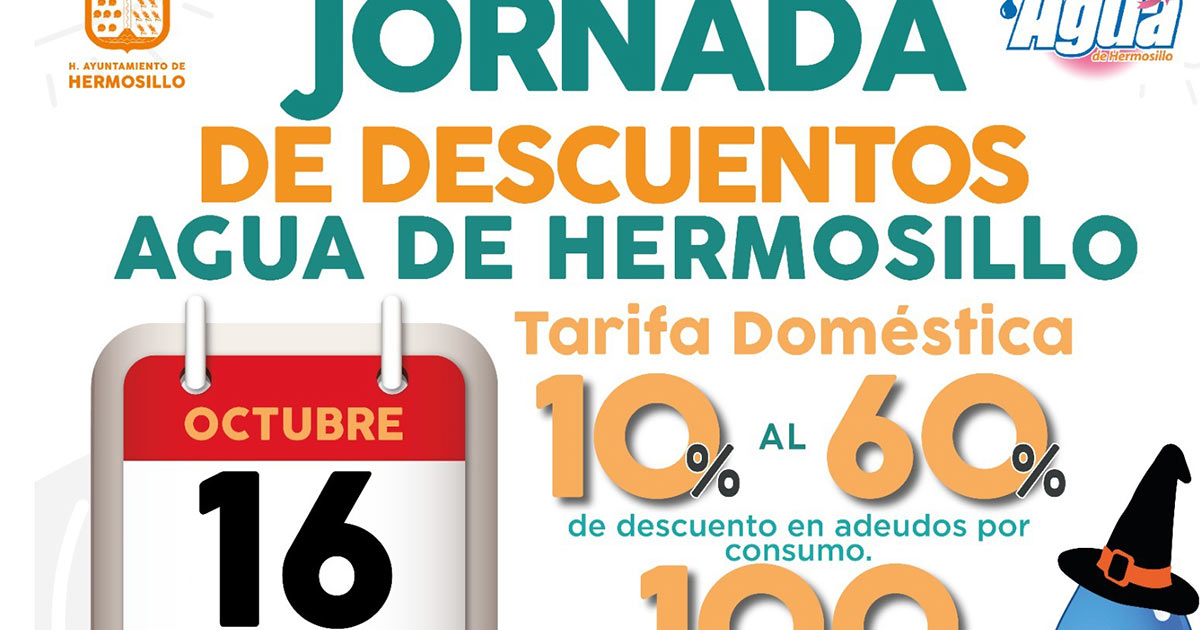 Invita Agua de Hermosillo a Jornada de Descuentos en la colonia Nuevo Hermosillo