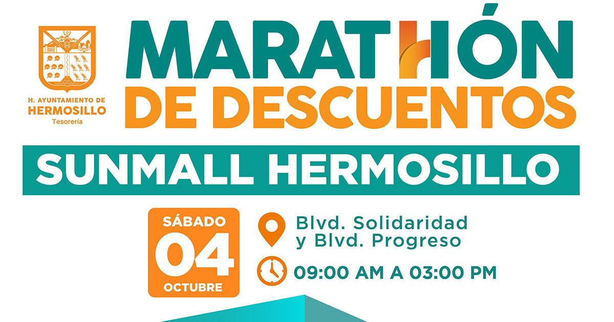 Ofrecerá Gobierno Municipal “Maratón de Descuentos” en Sun Mall