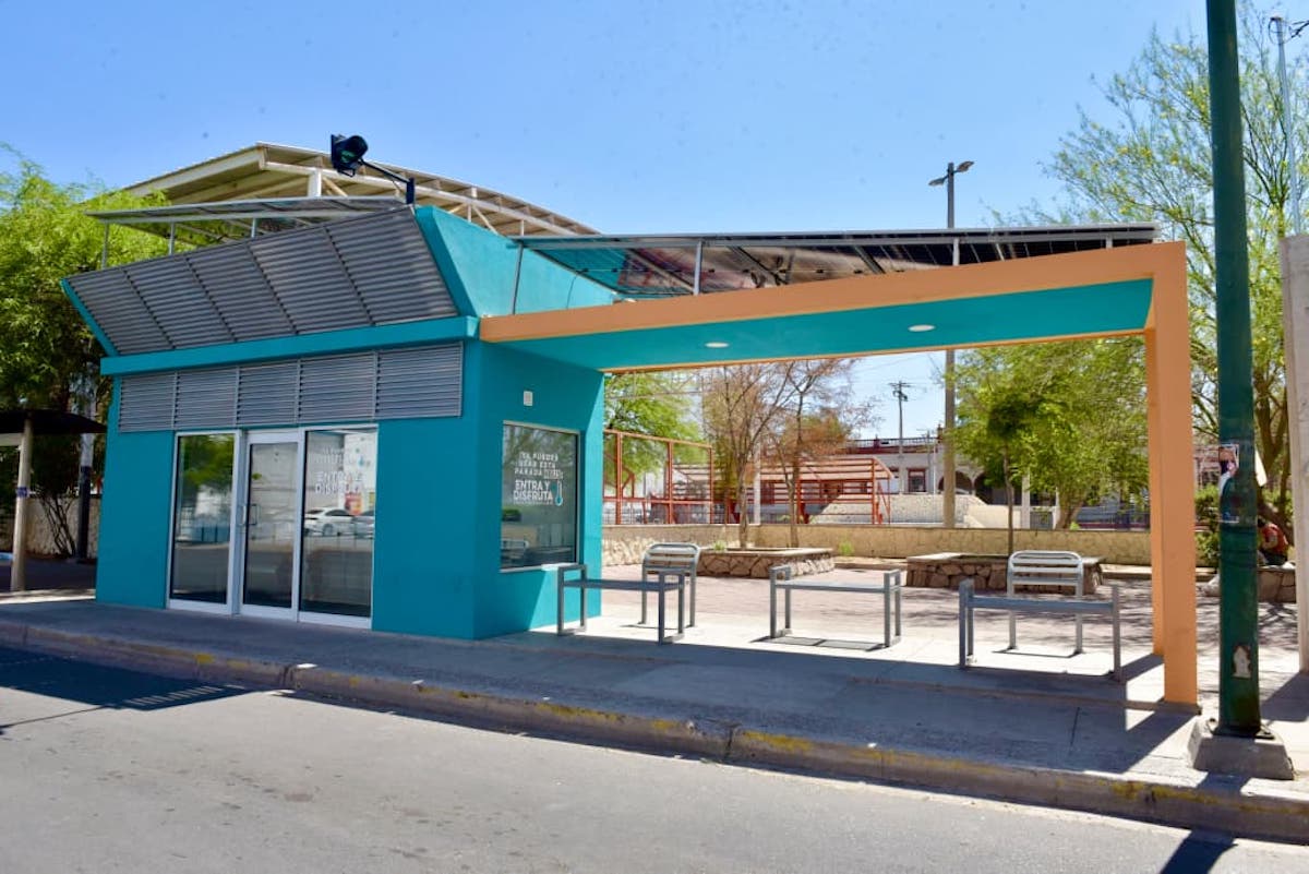 Ofrecen paradas de transporte del Gobierno de Hermosillo seguridad y seguimiento de rutas