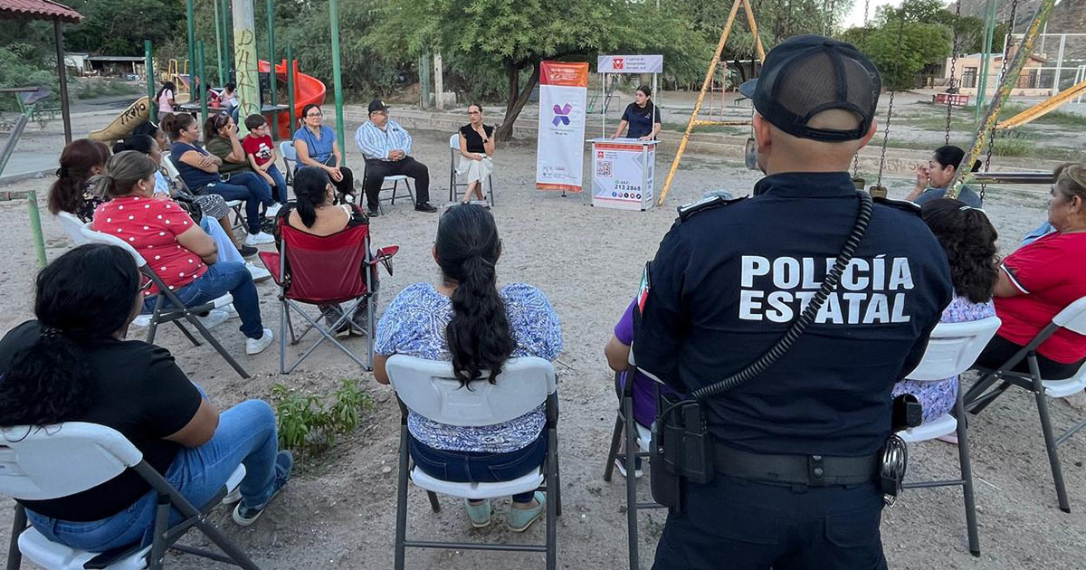 Gobierno de Sonora fortalece la prevención del delito con vecinos de Hacienda de la Flor