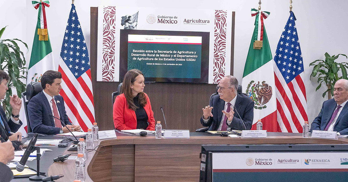 México y EE. UU. refuerzan cooperación agroalimentaria y preparan reapertura de exportaciones pecuarias México y EE. UU. refuerzan cooperación agroalimentaria y preparan reapertura de exportaciones pecuarias