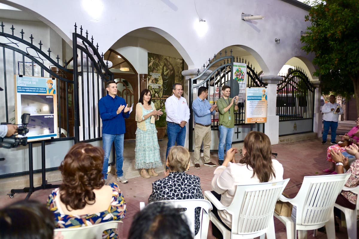 Entrega Toño Astiazarán obra ganadora de Presupuesto CRECES en colonia San Ángel